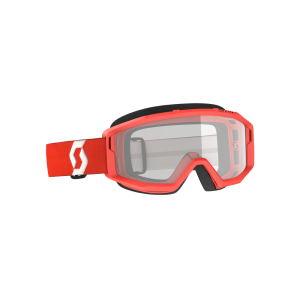 Scott Primal Motorradbrille (transparent | rot)