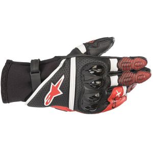 Alpinestars GPX v2 Motorradhandschuhe (schwarz / weiß / rot)