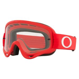 Oakley O-Frame Motorrad Schutzbrille Transparent (rot)