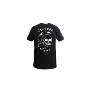 John Doe Live Fast Skull T-Shirt Herren (schwarz)